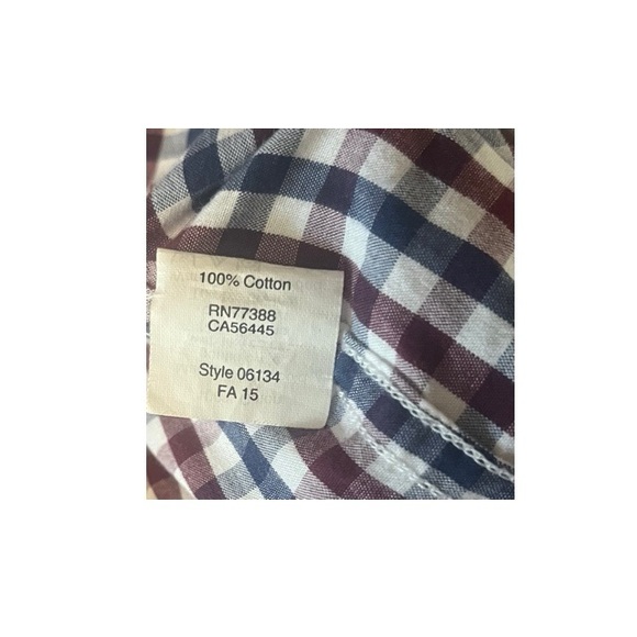 J.Crew Factory Slim Fit Gingham Long Sleeve Button Down Shirt - Picture 4 of 4